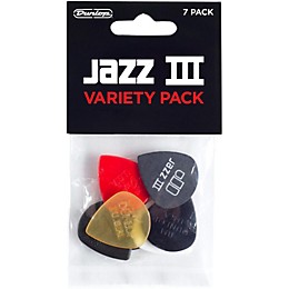 Dunlop PVP108 Pick Jazz III Variety 7 Pack