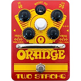 Orange Amplifiers Two-Stroke Boost EQ Guitar Effects Pedal