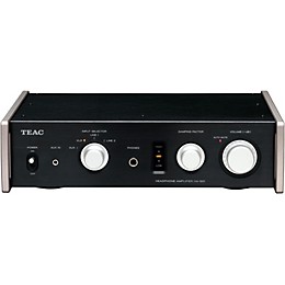 TEAC Fully Analog Dual Monaural Headphone Amplifier. Black Color