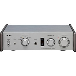 TEAC Fully Analog Dual Monaural Headphone Amplifier. Silver Color