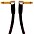 Roland Gold Series 1/4" Angled/Angled Instrument Cable ... Roland Gold Series 1/4" Angled/Angled Instrument Cable 1 ft. Black