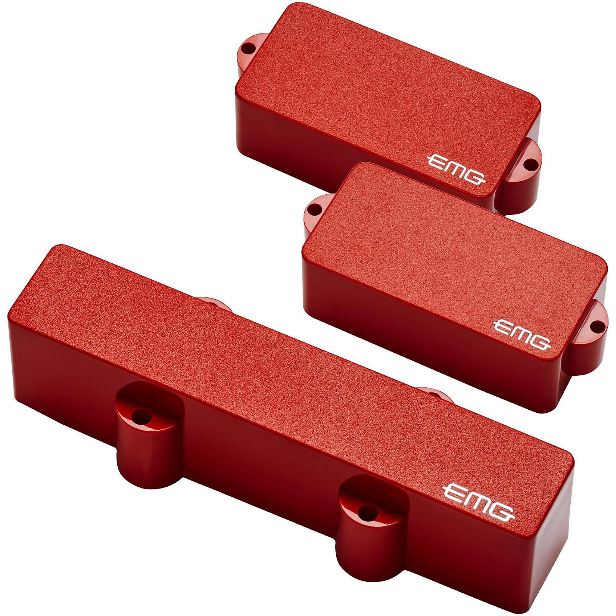 アウトレット】EMG Bass P Set RED #EMG-ACTBASS-RED-