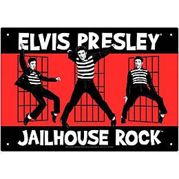 Hal Leonard Elvis Jailhouse Tin Sign