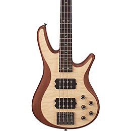 Clearance Mitchell FB700 Fusion Series Bass Guitar with Active EQ Natural