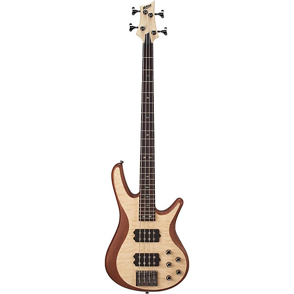 Clearance Mitchell FB700 Fusion Series Bass Guitar with Active EQ Natural