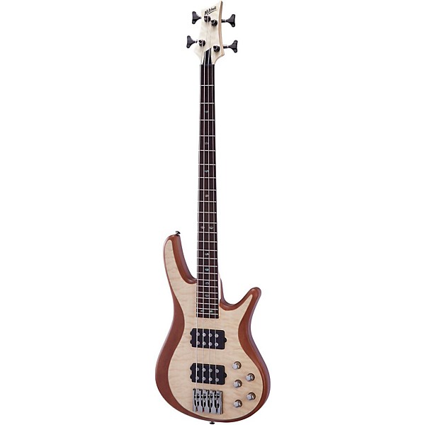 Clearance Mitchell FB700 Fusion Series Bass Guitar with Active EQ Natural