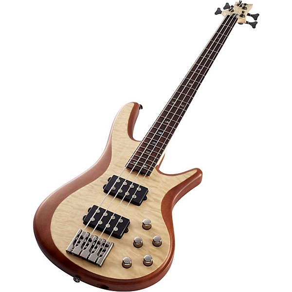 Clearance Mitchell FB700 Fusion Series Bass Guitar with Active EQ Natural