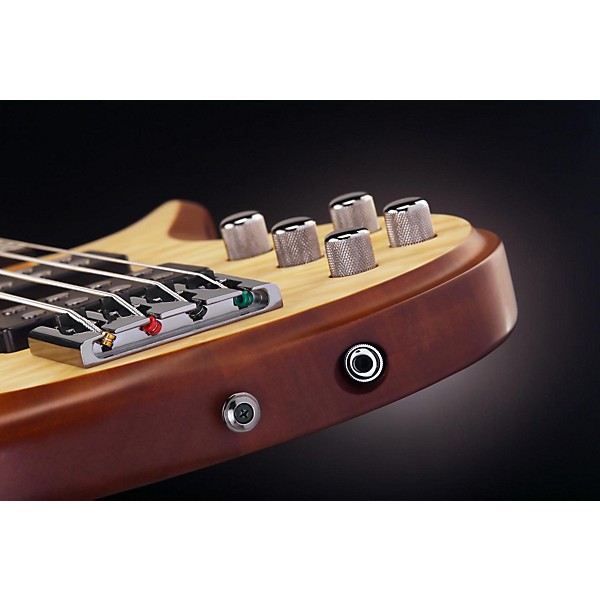 Clearance Mitchell FB700 Fusion Series Bass Guitar with Active EQ Natural