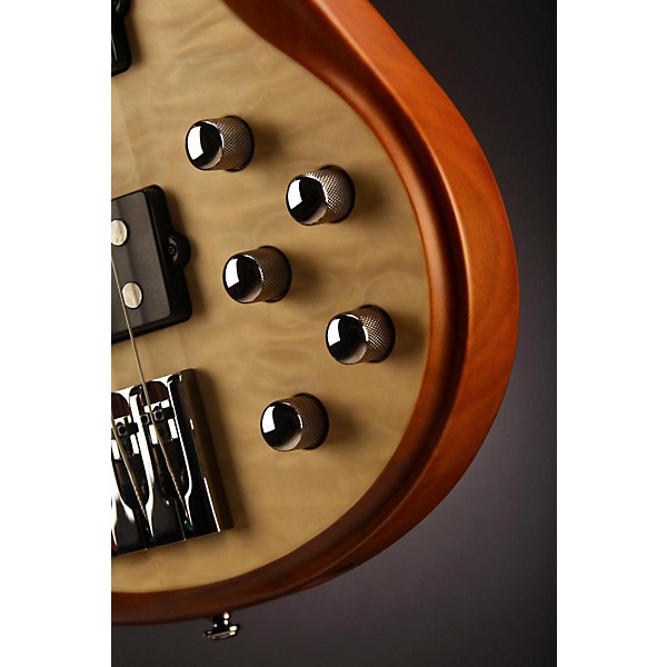 Clearance Mitchell FB700 Fusion Series Bass Guitar with Active EQ Natural