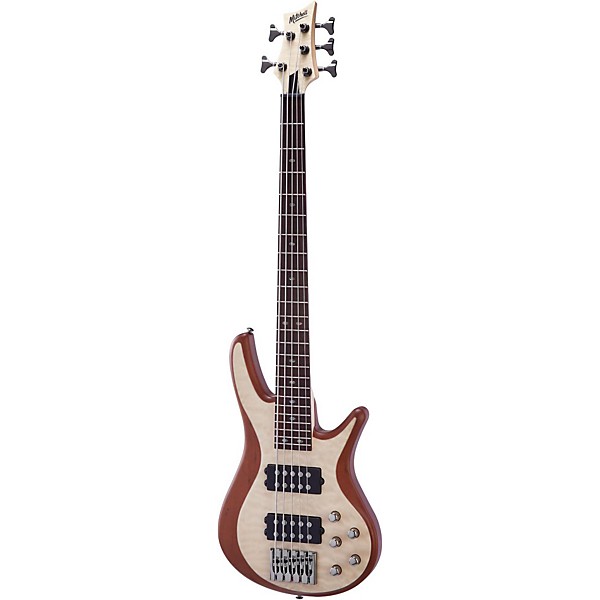 Mitchell FB705 Fusion Series 5-String Bass Guitar with Active EQ Natural