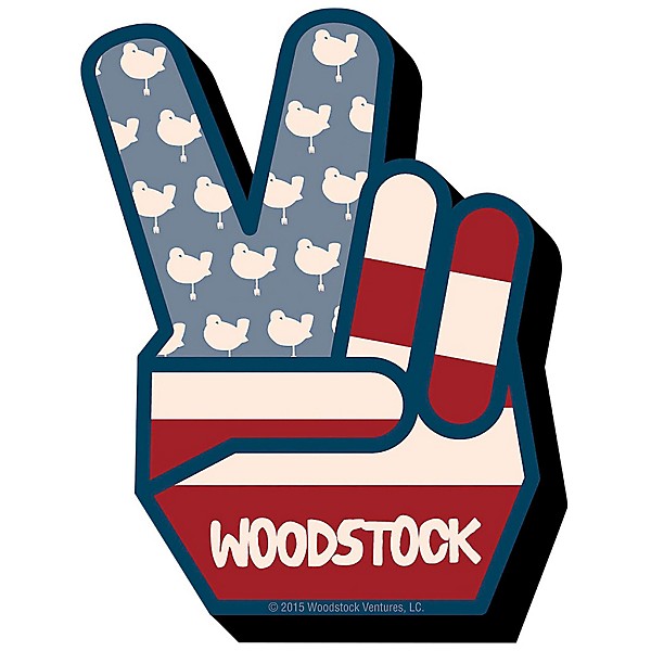 Hal Leonard Woodstock Peace Chunky Magnet
