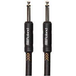 Roland Black Series 1/4" Straight/Straight Instrument Cable 25 ft. Black