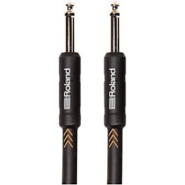 Roland Black Series 1/4" Straight/Straight Instru... Roland Black Series 1/4" Straight/Straight Instrument Cable 25 ft. Black