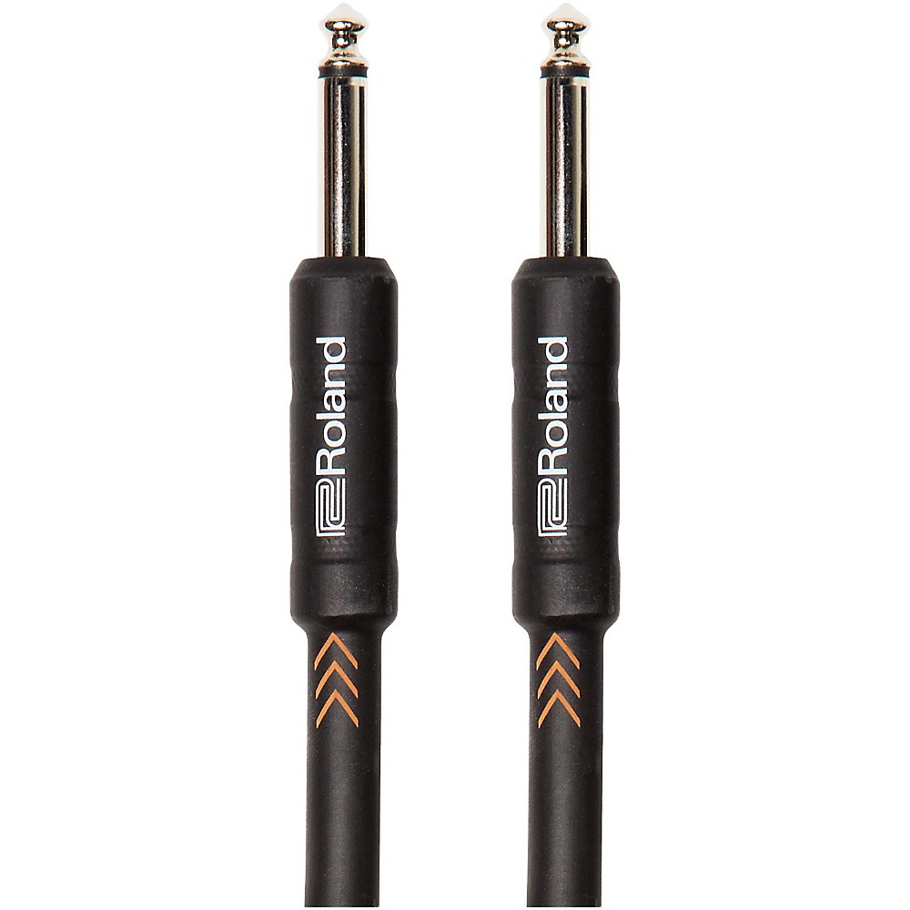 Roland Black Series 1/4in Straight/Straight Instrument Cable 5 ft. Black