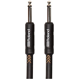 Roland Black Series 1/4" Straight/Straight Instrum... Roland Black Series 1/4" Straight/Straight Instrument Cable 5 ft. Black