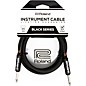 Roland Black Series 1/4" Straight/Straight Instrument Cable 5 ft. Black