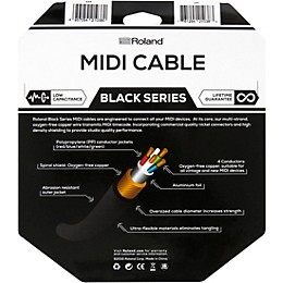Roland Black Series MIDI Cable 10 ft. Black
