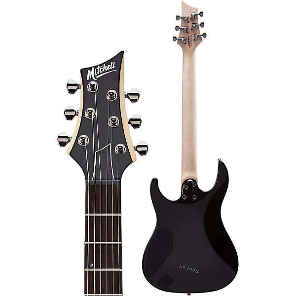 Open Box Mitchell MD300 Modern Rock Double Cutaway Electric Guitar Level 2 Black 190839123275