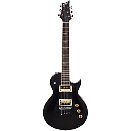 Mitchell MS400 Modern Single-Cutaway Electric Guitar Black