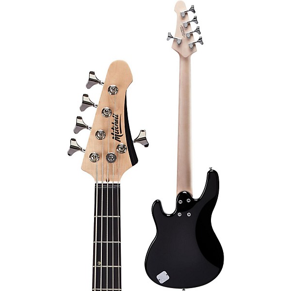 Clearance Mitchell TB505 5-String Traditional Bass Guitar Black