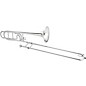 Jupiter JTB1150FO Performance Series F-Attachment Trombone Silver plated Yellow Brass Bell thumbnail