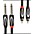 Roland Black Series Dual RCA-1/4" Interconnect Cable 5 f... Roland Black Series Dual RCA-1/4" Interconnect Cable 10 ft. Black