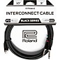 Roland Black Series Dual RCA-1/4" Interconnect Cable 10 ft. Black