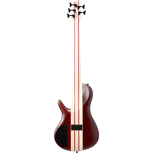 Open Box Ibanez Workshop SR Cerro Singlecut 5 String Electric Bass Guitar Level 2 Deep Twilight Flat 190839185778