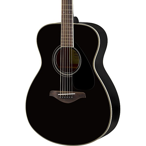 Open Box Yamaha FS820 Small Body Acoustic Guitar Level 2 Black 190839131614