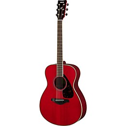 Yamaha FS820 Small Body Acoustic Guitar Ruby Red