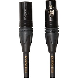 Roland Gold Series XLR Microphone Cable 5 ft. Black Roland Gold Series XLR Microphone Cable 50 ft. Black