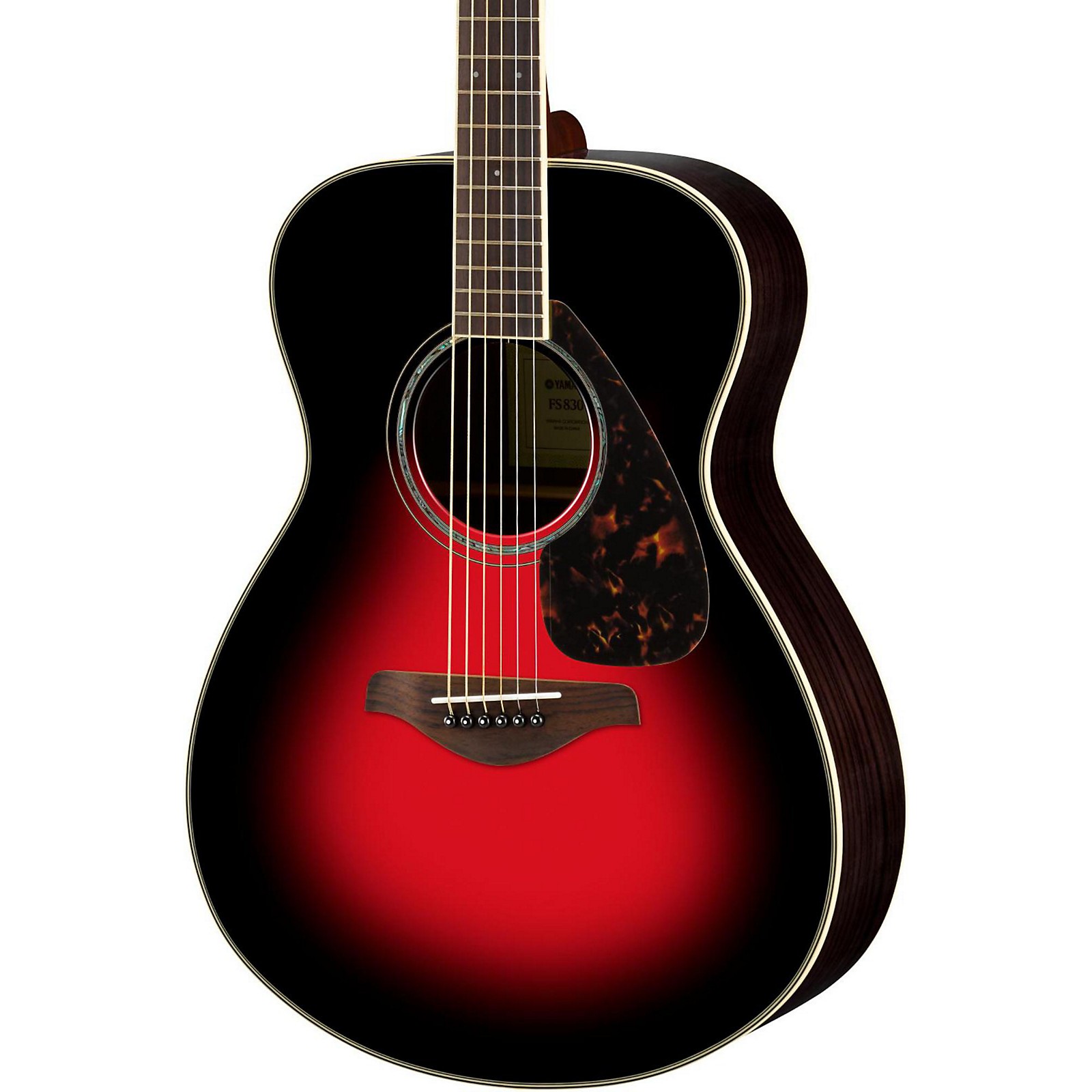 Yamaha FS830 Small Body Acoustic Guitar Dusk Sun Red | Guitar 