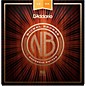 D'Addario NB1256 Nickel Bronze Light Top Med Bottom Acoustic Strings 3-Pack with FREE NS Micro Headstock Tuner