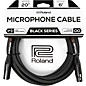 Roland Black Series XLR Microphone Cable 20 ft. Black