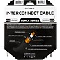 Roland Black Series 1/4" TRS(Male)-Dual 1/4" Interconnect Cable 10 ft. Black
