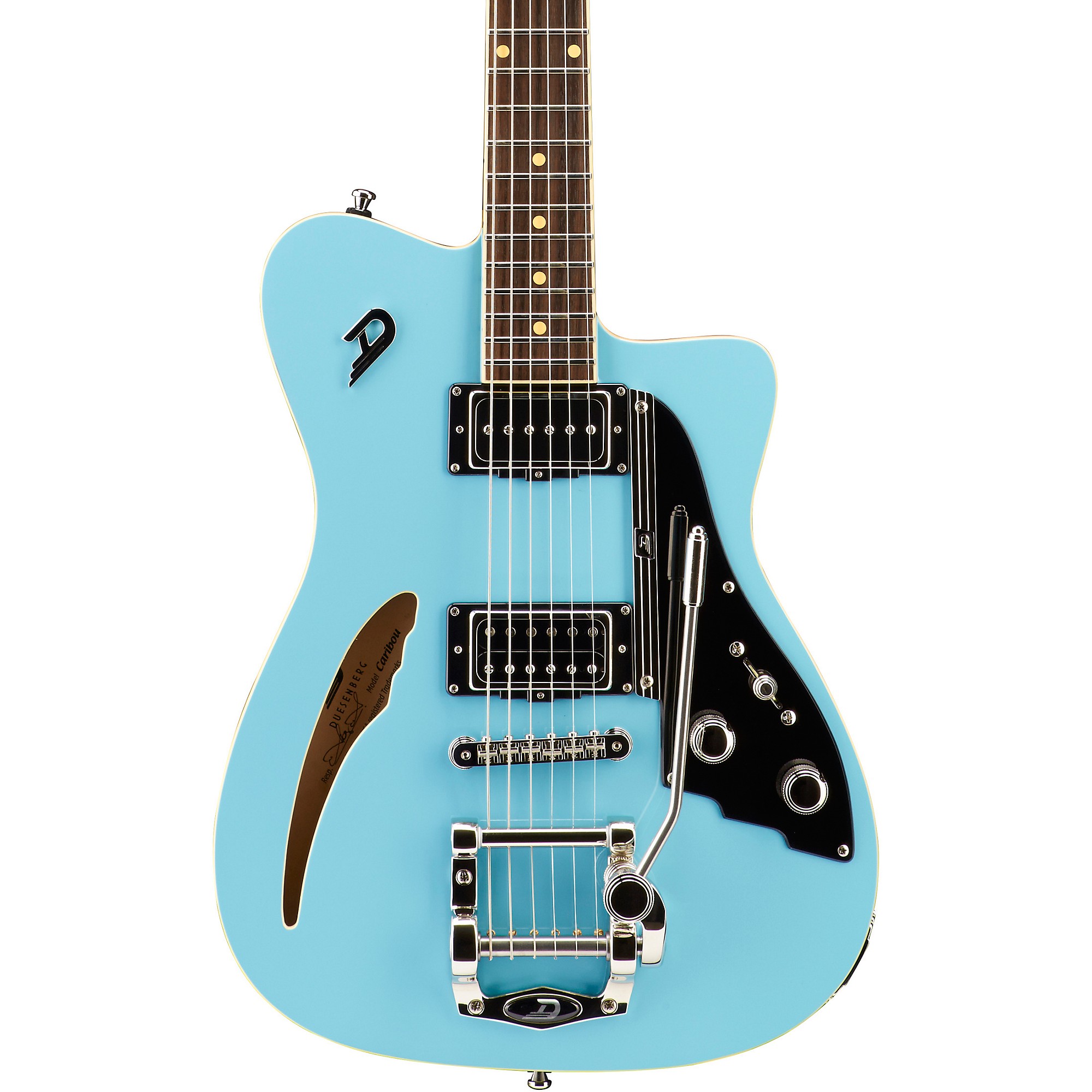 Platinum Duesenberg Caribou Semi-Hollow Electric Guitar Narvik