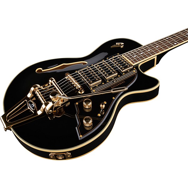 Duesenberg USA Starplayer TV Semi-Hollow Electric Guitar Gold Hardware