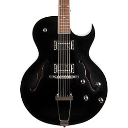 Open Box The Loar LH-1280-CBK Hollowbody Electric Guitar Level 2 Black 190839563262