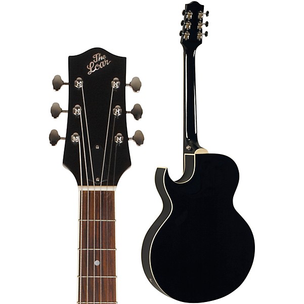 Open Box The Loar LH-1280-CBK Hollowbody Electric Guitar Level 2 Black 190839563262