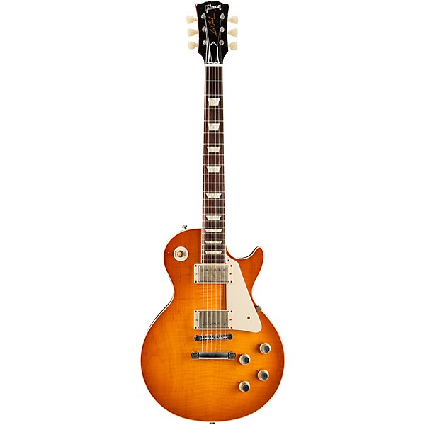 Gibson Custom Standard Historic 1960 Les Paul Reissue Lightly Aged Made To Measure Electric Guitar Lemon Burst