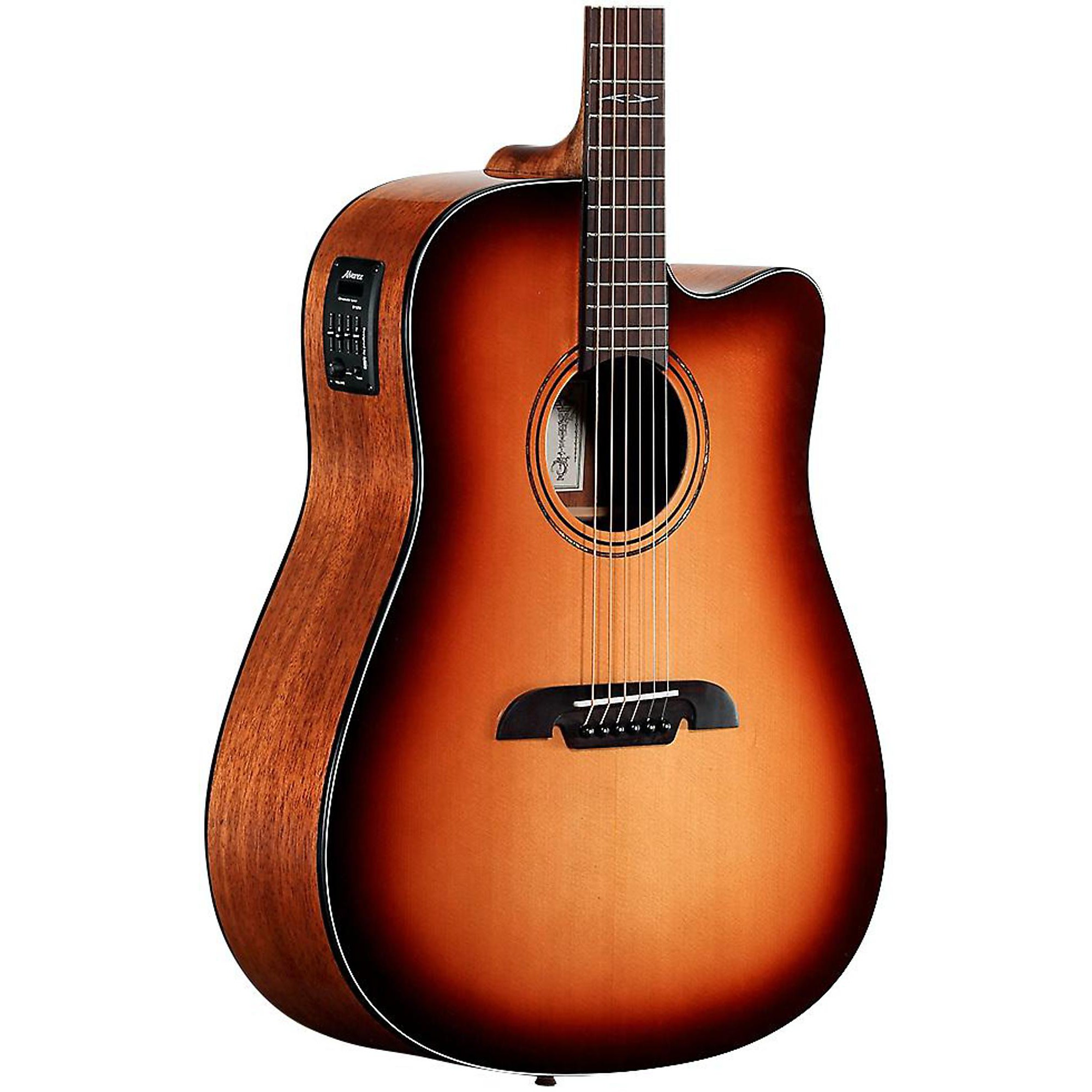 Alvarez AD610CESHB Dreadnought Acoustic-Electric Guitar Shadow