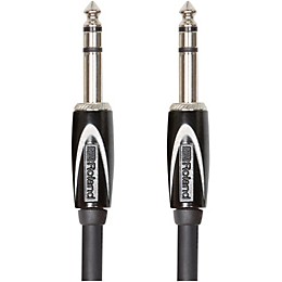 Roland Black Series 1/4" TRS-1/4" TRS Balanced Interconnect Cable 10 ft. Black