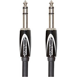 Roland Black Series 1/4" TRS-1/4" TRS Balan... Roland Black Series 1/4" TRS-1/4" TRS Balanced Interconnect Cable 10 ft. Black