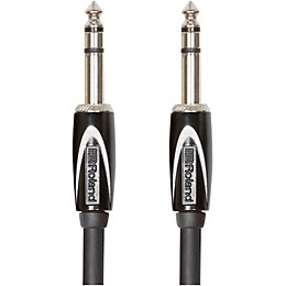 Roland Black Series 1/4" TRS-1/4" TRS Balanced Interconnect Cable 15 ft. Black