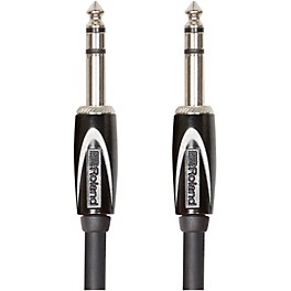 Roland Black Series 1/4" TRS-1/4" TRS Balan... Roland Black Series 1/4" TRS-1/4" TRS Balanced Interconnect Cable 15 ft. Black