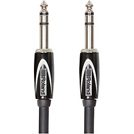 Roland Black Series 1/4" TRS-1/4" TRS Balanc... Roland Black Series 1/4" TRS-1/4" TRS Balanced Interconnect Cable 5 ft. Black