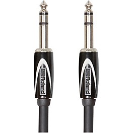 Roland Black Series 1/4" TRS-1/4" TRS Balanc... Roland Black Series 1/4" TRS-1/4" TRS Balanced Interconnect Cable 3 ft. Black