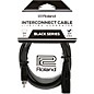 Roland Black Series XLR (Male) - RCA Interconnect Cable 5 ft. Black