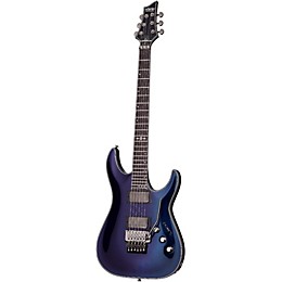 Open Box Schecter Guitar Research Hellraiser Hybrid C-1 with Floyd Rose Solid Body Electric Guitar Level 2 Ultraviolet 888366025406