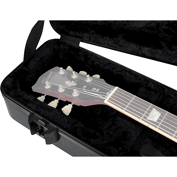 Gator TSA ATA Molded Gibson SG Guitar Case Black Black